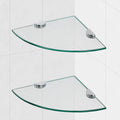 Corner Shower Glass Shelf (Tempered)