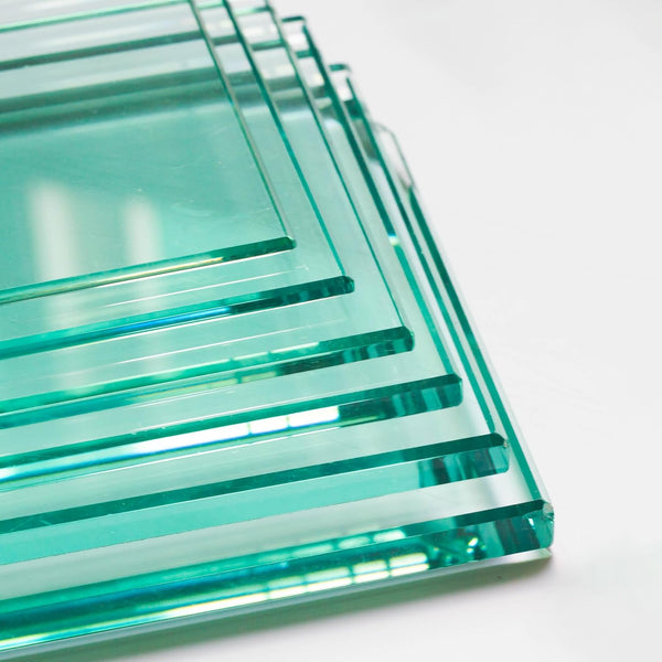 Tempered Glass Shelf — Cut to Size Floating Shelves (1/4", 3/8", 1/2")