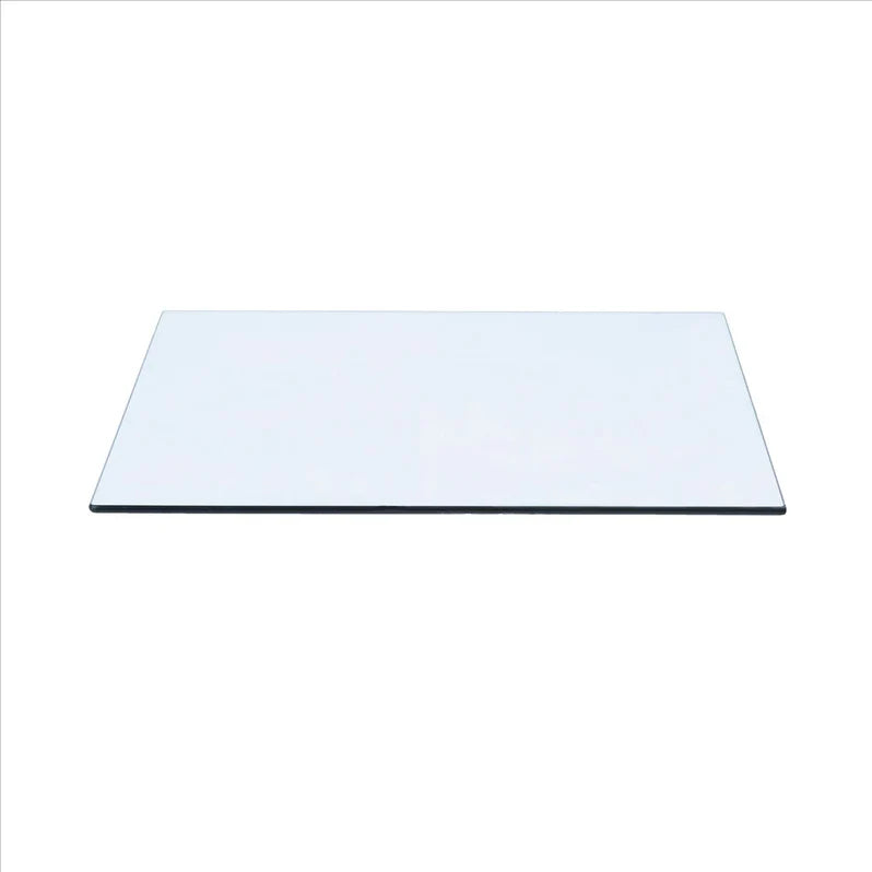 Glass Table Top — Square &amp; Rectangle, Tempered, Polished or Beveled Edge