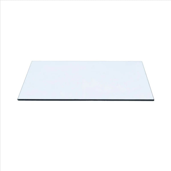 Glass Table Top — Square &amp; Rectangle, Tempered, Polished or Beveled Edge